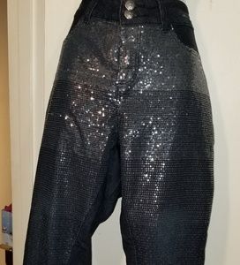 Sequin jeans